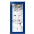 thumbnail image 2 of ArtToFrames 8" x 20" Blue Picture Frame, 8x20 inch Blue Wood Poster Frame (WOM-4118), 4 Pack, 2 of 6