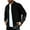 Black, variant on Men's Polar Fleece Shirt Jacket Long Sleeve Casual Button Down Shirts Shacket with Pockets Black L