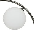 thumbnail image 5 of DecMode 18" Round Black Table Lamp with White Glass Shade, 5 of 10