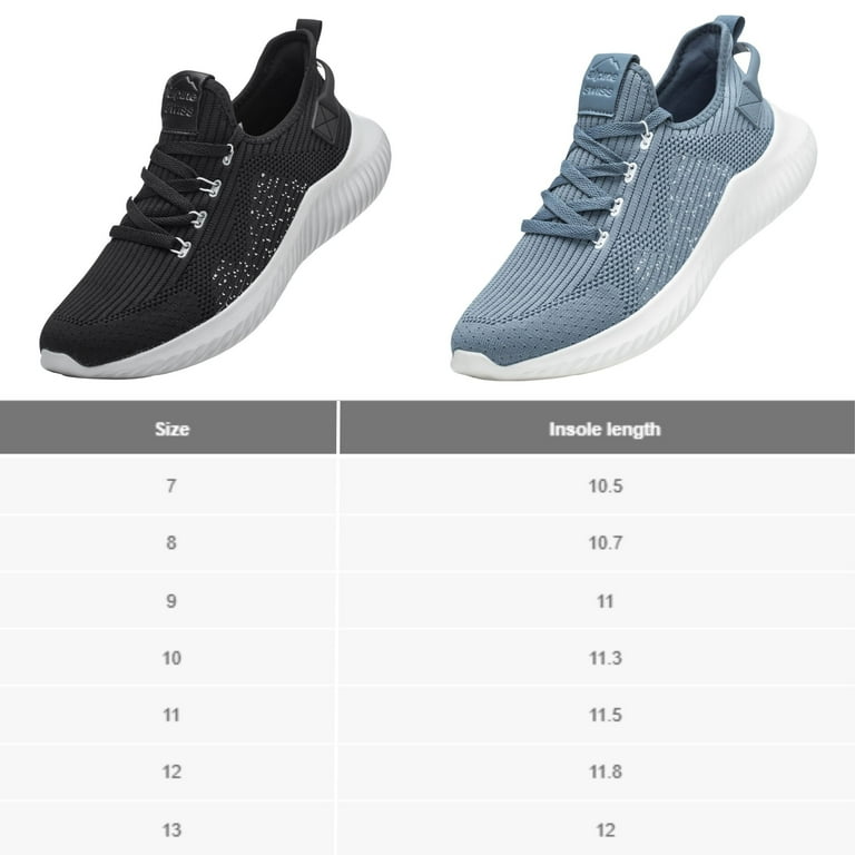 Scarpe Leggere Uomo Casual Alpine Swiss Ryan - Scarpe Da Ginnastica Da Uomo, Leggere, Alla Moda, Da Ginnastica, Da Tennis, Nero, 44.5 EU Sneakers Casual