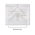 thumbnail image 3 of Boovnll Tool Kit, Flying Geese Trim Cutting Ruler Triangular Quilted Patchwork Ruler--1Pc, Tool Set, Home Essentials, Household Essentials, 3 of 8
