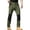 Army Green@GC@, variant on Mens Cargo Pants Patchwork Color Straight Leg Cargo Pants for Men Lightweight Relaxed Fit Outdoor Workout Trousers With Pockets