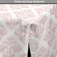 thumbnail image 4 of Damask Dog Crate Cover, Victorian Feminine Vintage Floral Swirls Curved Leaves Classic Medieval Inspired Design, Easy to Use Pet Kennel Cover Small Dogs Puppies Kittens, 7 Sizes, Blush, by Ambesonne, 4 of 6