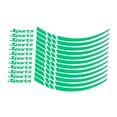 thumbnail image 1 of jinwen Car Wheel Hub Stickers Wheel Reflective Stickers Universal Easily Install Waterproof Car SUV Wheel Accessory Wheel Hub Decals Reflective Green, 1 of 7