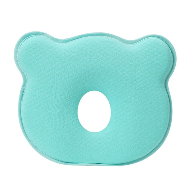 Yhmxh Soporte para el cuello, ropa de cama de algodón transpirable con malla 3D para moisés, reposacabezas para cochecitos de bebés y niños pequeños.