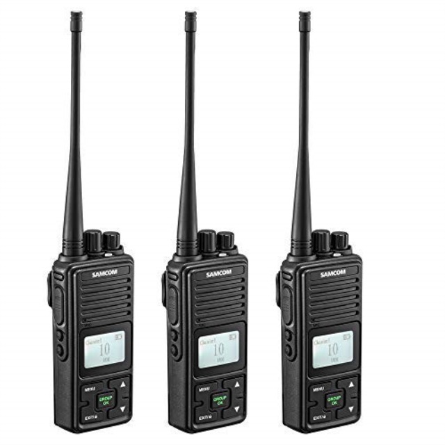 SAMCOM FPCN30A Two Way Radios Long Range Watts Walkie Talkies for Adults Rechargeable Way Radios UHF Programmable Handheld Business Radio 1500mAh - 1