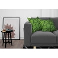 thumbnail image 3 of Ambesonne Green Throw Pillow Cover 2 Pack, Forest Tree Leaf Texture, 18", Dark Green, 3 of 5
