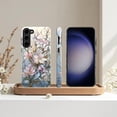 thumbnail image 6 of Case for Samsung Galaxy S23, Stained Glass Floral Magnolia Pattern Phone Case Military-Grade Drop Protection Cover for Women Girl - Glossy, 6 of 7