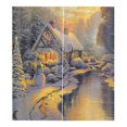 thumbnail image 1 of Cortina de ventana de Navidad Sunnimix Cortina De Baño Cortina De Ventana 170x200cm, 1 of 3