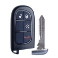thumbnail image 3 of Key Fob Replacement Compatible for 2013 2014 2015 2016 2017 2018 Dodge Ram 1500 2500 3500 Laramie Outdoorsman SLT SXT Pickup Truck Proximity Smart Car Keyless Entry Remote Control Remote Start GQ4-54T, 3 of 7