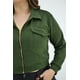 thumbnail image 4 of Chamarra corta Roman Fashion Verde militar Talla 36, 4 of 7