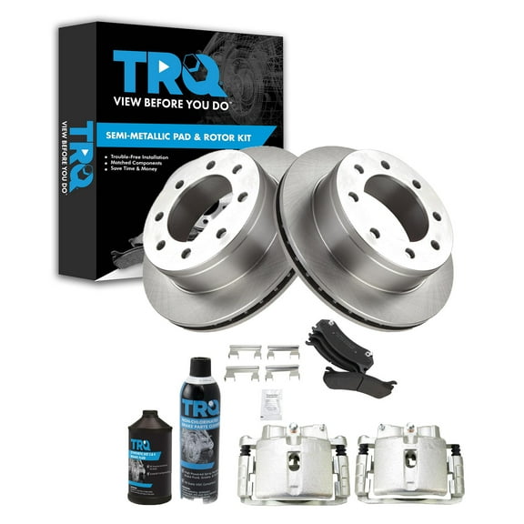 TRQ Front Brake Pad & Rotor Kit BKA44336 Fits Select 2000-2000 Chevrolet Tahoe