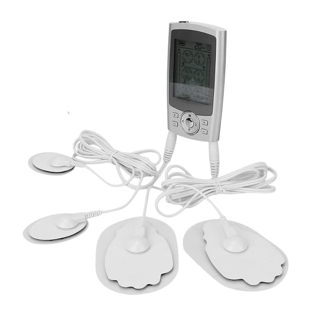 Máquina , de hombros, 24 modos, ador muscular, dispositivo multimodo plateado
