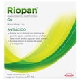 thumbnail image 1 of Antiácido Riopan Magaldrato 80 mg / Dimeticona 10 mg 10 sobres de 10 ml en gel, 1 of 4