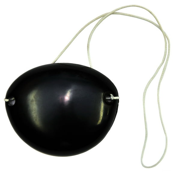 Morris Costumes BB238 2" x 1 1/2" Black Plastic Pirate Costume Eyepatch