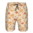 thumbnail image 4 of Yiaed Autumn Mushrooms Print Men's Swim Trunks with Lining Quick Dry Sports Shorts Beach Shorts Boardshorts-XX-Large, 4 of 5