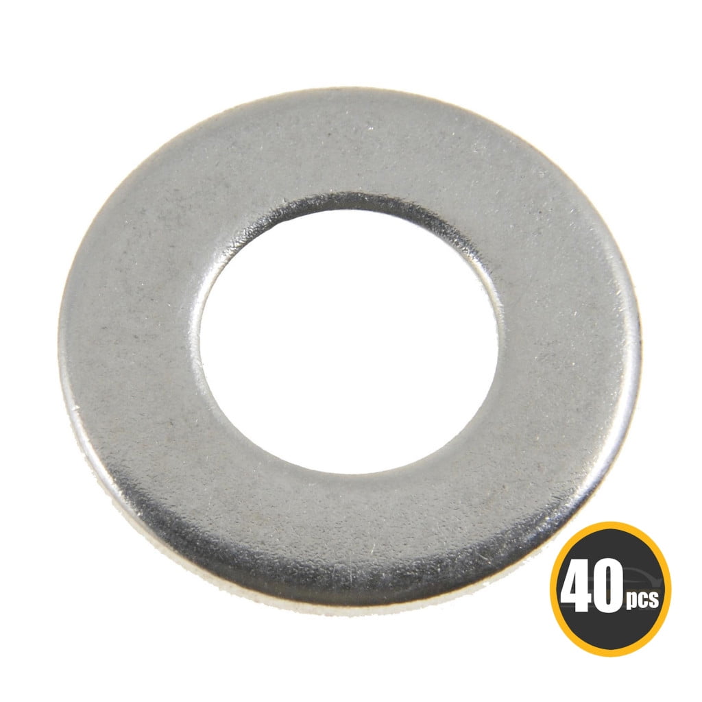 KarParts360 Multi-Purpose Washers| Zinc-Plated Finish | Flat Type | Natural Color | Steel