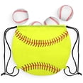 thumbnail image 4 of GOGO 12PCS Softball Drawstring bag 210D Polyester Softball Team Bags, 14.2 inch x 17 inch, 4 of 6