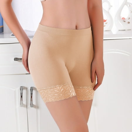 

lystmrge Stockings for Women Lingerie Women s Midwaist Boxer Briefs Lifting Body Safety Underpants Underwear