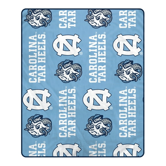 Pegasus North Carolina Tar Heels 50" x 60" Homefield Stacked Logos Ultra Soft Blanket