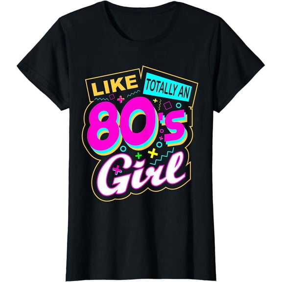 Cool 80's Girl Retro Fashion Throwback Culture Party Lover T-Shirt