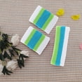 thumbnail image 5 of Unique Bargains 1 Set Breathable Headband with Wristband Sweat Headband for Sport White Green Blue, 5 of 6