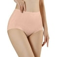 thumbnail image 4 of Women's High Waist Underwear Breathable Comfortable Non Silk Crotch Lightweight Soft Stretch Panties for Daily Wear, 4 of 5