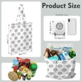 thumbnail image 2 of Soccer Player Tote Bag - Eco-Friendly & Compact Folding Design for Urban Commuters, 2 of 6