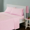 thumbnail image 4 of Home Essence Teen Polka Dot 100% Cotton Sheet Set, Pink, 3 piece, Twin, 4 of 5