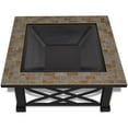 thumbnail image 4 of Real Flame Larkspur 34" Square Fire Pit in Black, 4 of 8