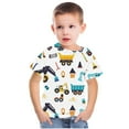 thumbnail image 4 of Sakmal Kids Clothes Cute Graphic Short Sleeve Crew Neck 3-14y Boys And Girls Outfits, 4 of 5
