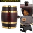 Vintage Wood Oak, 1. 5L Vintage Wood Oak Timber Barrel For Whiskey Rum