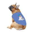 thumbnail image 5 of Snowman Soccer Matching Family Christmas Pajamas With Dog, Blue Soccer Holiday PJs, Plus Sizes, With Pockets, 5 of 7