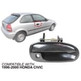 thumbnail image 2 of APA Replacement Front Outer Door Handle for 1996 1997 1998 1999 2000 CIVIC  Hatchback Coupe Passenger Right RH Side 72140S00004  HO1311110, 2 of 9