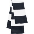 thumbnail image 1 of Deportista - Bufanda de punto de rugby, blanco marino Sportsman Bufandas, 1 of 1