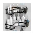 thumbnail image 3 of Wrought Iron Triangle Rack Bathroom Punching-free Storage Rack Bathroom Wall-hung Toiletries Finish, 3 of 5