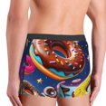 thumbnail image 4 of Bingfone Space Colorful Donut Men's Underwear - Casual Stretch Boxer Briefs-XX-Large, 4 of 7