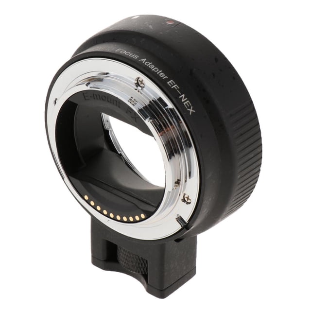 Adaptador De Montura De Lente De Enfoque Automático EF-NEX Para EF / EF-S A A7R II A7II A6300 A6500 A5000 Serie NEX Cuerpo De Cámara Sunnimix Adaptador de montaje de enfoque automático