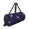 thumbnail image 3 of Fotbe Eggplant Pattern Foldable Sports Gym Bag with Wet Dry Pocket, Ultralight Travel Bag, Large Capacity Duffel Bag, Splash Proof Carry on Bag, Overnight Bag, Weekender Bag, 3 of 8