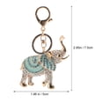 thumbnail image 2 of Shisuyan Crystal Keychain Cartoon Design Alloy 1 Pcs Attachment Representation for Women Handbags, 2 of 8