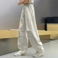 thumbnail image 2 of Stylish Girls Casual Pants Summer Fashion Trousers With Curved Design Comfortable Breathable For Teen Youth, 2 of 7