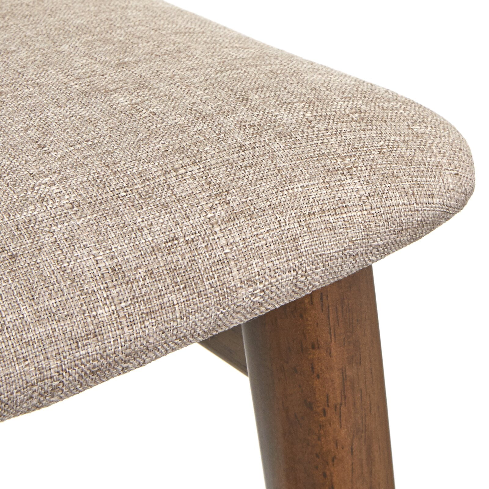 Mid century molded edith upholstered swivel dining chair deals