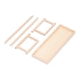 thumbnail image 4 of 1/12 Dollhouse Stand, Wooden Doll House Miniature Rack Durable  For Doll House DIY Ornament Fruit And Vegetable Rack 1,Fruit And Vegetable Rack2,Fruit And Vegetable Rack3, 4 of 8