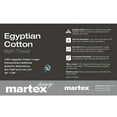 Martex Egyptian Cotton Luxury Washcloth, Jet Black, 13"x13"