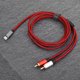 thumbnail image 1 of Cable de audio RCA, 1,5 m, chapado en oro, tipo C, cable de audio tipo C a RCA, máxima eficiencia, 1 of 9