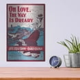 thumbnail image 4 of Luxe Metal Art 'Oh Love, The Way Is Dreary (1901)' by Epic Portfolio, Metal Wall Art, 12"x16", 4 of 9