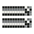 thumbnail image 2 of Home decor ZKCCNUK 18pcs Self Adhesive Black Wall Art Kitchen Tile Sticker Indoor Outdoors, 2 of 9
