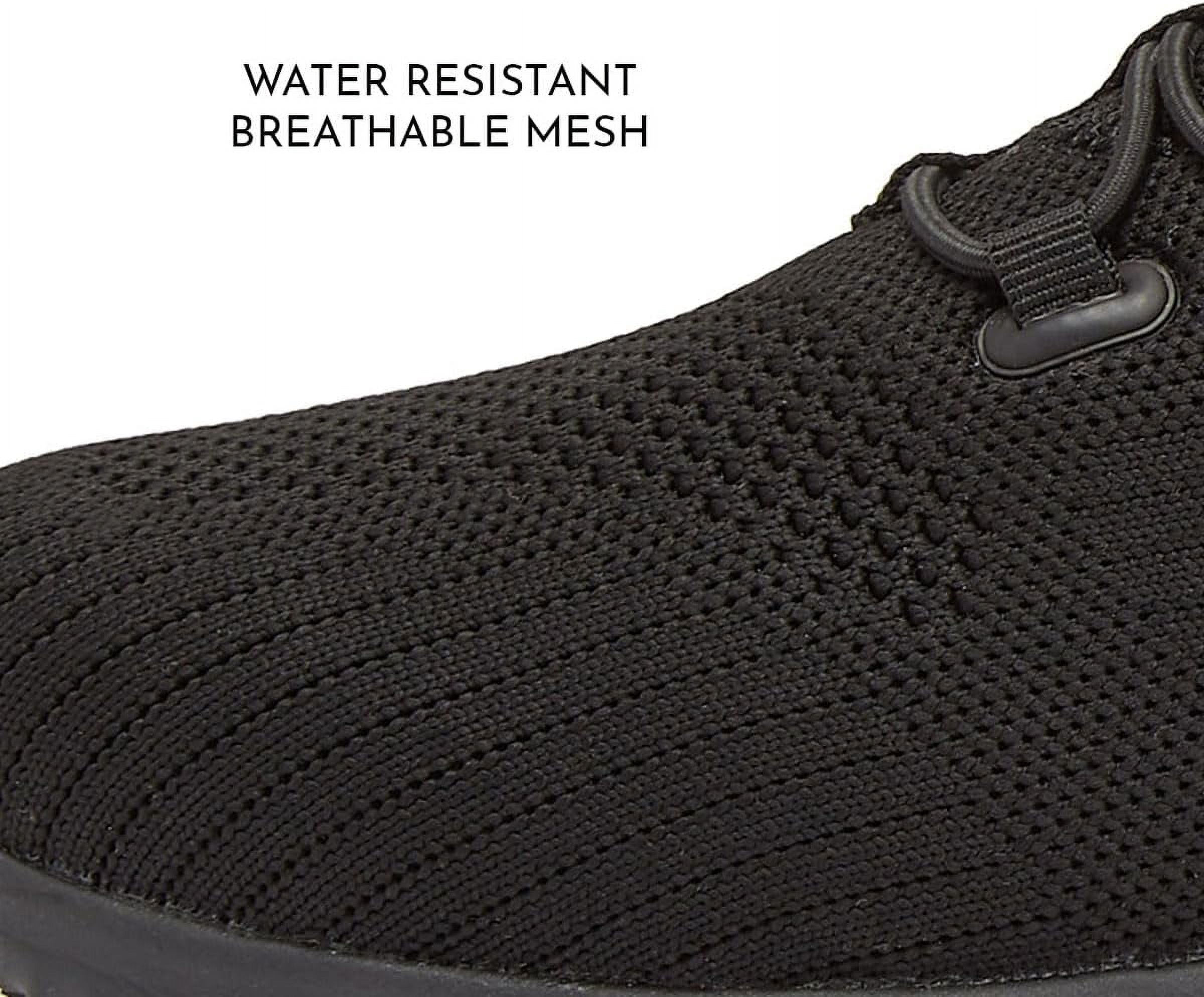 Avia Anchor Black Slip Resistant Mesh Slip-on Shoes for Men