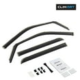 thumbnail image 5 of Clim Art In-Channel Original Window Deflectors, Vent Deflector for Ford F150 2015-2020 SuperCrew, Dark Smoke, 5 of 8