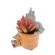 thumbnail image 3 of Mini redonda de resina marrón para decoración del hogar y jardín, tipo gato 5 Zulema Tiesto, 3 of 8